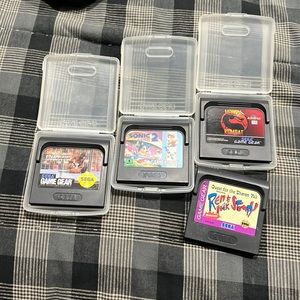 SEGA GAME GEAR Loose Cartridges Games